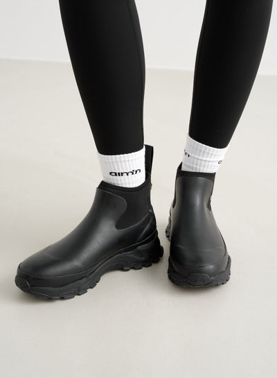 Black Fusion Rain Boot